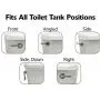Korky 6071BP Strongarm Tank Lever Faucet Style in Brushed Nickel-Universal to Fit Front Angled Side Left and Right Mount Toilets