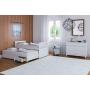 Storkcraft Moss 6 Drawer Universal Double Dresser (White) - Bedroom Furniture Storage, Modern Farmhouse Style, Sturdy and Durable Wood Construction, 6 Deep Spacious Drawers, Steel Hardware