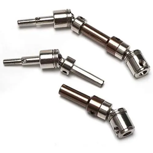 JSQY Wltoys 12428 12423 RC Car Upgrade Metal Parts Drive Shaft Universal Transmission Axis Rockerarm for Feiyue FY-01/02/03/04/05