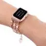 Coobes Compatible with Apple Watch Case 38mm 42mm, Metal Bumper Protective Cover Women Bling Diamond Crystal Rhinestone Shiny Compatible iWatch Series 3/2/1 (Diamond-5 Color Pack, 38mm)