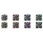 EKWB EK-Vardar X3M 120ER PWM 120mm Fan, 500-2200 RPM, Digital RGB, White, 2-Pack