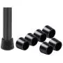 Sopito Chair Leg Tips Caps 7/8 Inch Rubber Table Chair Leg Caps,16 PCS Black
