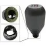 VMS Racing 12x1.25mm Threaded 5 Speed TYPE R Shift KNOB in GUNMETAL Grey Gray Silver Billet Aluminum Compatible with Toyota m12x1.25 THREADED Shifter Rod (NO adapters)