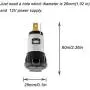 Cigarette Lighter Socket, Juerly 2PCS Universal 12V 120W Splitter Power Adapter Plug Outlet Parts for Car Boat Tractor Motorcycle Cigarette Lighter Socket, Juerly 2PCS Universal 12V 120W Splitter Power Adapter Plug Outlet Parts for Car Boat Tractor Motorcycle
