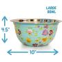 Hand Painted Popcorn bowl and Punch bowl - Large Bowl Design by Indian Artisans for Pasta bowl or Salsa bowl
