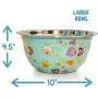 Hand Painted Popcorn bowl and Punch bowl - Large Bowl Design by Indian Artisans for Pasta bowl or Salsa bowl