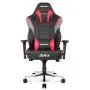 AKRacing Masters Series Max Gaming Chair with Wide Flat Seat, 400 Lbs Weight Limit, Rocker and Seat Height Adjustment Mechanisms - Red
