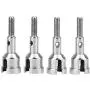 Dilwe RC Car Wheel Axle, 4pcs Metal Wheel Axle Shaft Accessory Parts for WLtoys 1/18 Model Car Dilwe RC Car Wheel Axle, 4pcs Metal Wheel Axle Shaft Accessory Parts for WLtoys 1/18 Model Car
