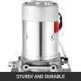 Mophorn Hydraulic Pump 12 Quart Hydraulic Power Unit Single Acting Hydraulic Power Unit with Steel Reservoir for Dump Trailer Truck Car Lift Unit 12V DC (Steel, 12 Quart Single Acting)