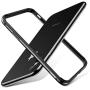 ESR Crown Metal Bumper Case for iPhone X, Metal Frame Armor with Soft Inner Bumper [Zero Signal Interference] [Raised Edge Protection] for iPhone X, Space Grey