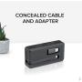 Plugable 4K DisplayPort and HDMI Dual Monitor Adapter with Ethernet for USB 3.0 and USB-C, Compatible with Windows