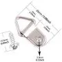 110 Pcs Triangle Ring Picture Hangers Shape Nail Non-Trace Hangers Single Hole with Screws for Home Decoration Creative Picture with Transparent Box 110 Pcs Triangle Ring Picture Hangers Shape Nail Non-Trace Hangers Single Hole with Screws for Home Decoration Creative Picture with Transparent Box