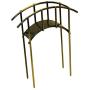 jeremie Miniature Fairy Garden Accessories - Mini Metal Bridge - Rustic Finish