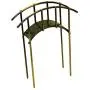 jeremie Miniature Fairy Garden Accessories - Mini Metal Bridge - Rustic Finish