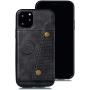 Herbose Case Compatible with iPhone 12-iPhone Pro Cover with Full Armor Wallet |iPhone Case for Card Holder | Metal and Leather Back - Magnetic Car Mount and Kick Stand (6.1 inch)
