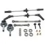 Tongina Metal Upgrade Full Metal Spare Part Accessories Set Bridge Axle Bearing Linkages for WPL B14 B16 B24 C14 C24 (for 6WD) Tongina Metal Upgrade Full Metal Spare Part Accessories Set Bridge Axle Bearing Linkages for WPL B14 B16 B24 C14 C24 (for 6WD)