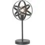 Upgrade Industrial Globe Table Lamp, Metal Spherical Desk Lamp for Nightstand, Vintage Edison Reading Lamp for Bedroom, Living Room, Dorm, E26 by LIUSUN LIULU