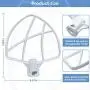 Coated Flat Beater Blade for KitchenAid 6 quart Bowl-Lift Stand Mixer, All-Metal Coated Edge Beater Blade Suit able KitchenAid Mixing Accessory, for Baking - Pastry, Pasta Dough, Mixing Attachments Coated Flat Beater Blade for KitchenAid 6 quart Bowl-Lift Stand Mixer, All-Metal Coated Edge Beater Blade Suit able KitchenAid Mixing Accessory, for Baking - Pastry, Pasta Dough, Mixing Attachments