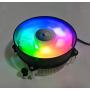 HIGH POWER RadiantAM4 RGB Changing-Color LED Light CPU Cooler with Aluminum Heatsink & 92mm PWM Cooling Fan for AMD Ryzen 5,7,9 Processor/Socket AM4