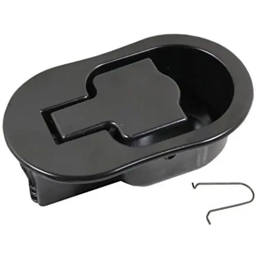 Reliable Recliner Replacement Parts HANDLE COMES WITH CABLE HOOK Sturdy Large Oval Black Solid Aluminum Metal Pull Recliner Handle 4-3/8'' by 2-5/8'' fits Ashley and Other Manufacturer Brands. Reliable Recliner Replacement Parts HANDLE COMES WITH CABLE HOOK Sturdy Large Oval Black Solid Aluminum Metal Pull Recliner Handle 4-3/8'' by 2-5/8'' fits Ashley and Other Manufacturer Brands.