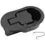 Reliable Recliner Replacement Parts HANDLE COMES WITH CABLE HOOK Sturdy Large Oval Black Solid Aluminum Metal Pull Recliner Handle 4-3/8'' by 2-5/8'' fits Ashley and Other Manufacturer Brands. Reliable Recliner Replacement Parts HANDLE COMES WITH CABLE HOOK Sturdy Large Oval Black Solid Aluminum Metal Pull Recliner Handle 4-3/8'' by 2-5/8'' fits Ashley and Other Manufacturer Brands.