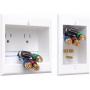 PowerBridge TWO-CK Dual Outlet Recessed In-Wall Cable Management System with PowerConnect for Wall-Mounted Flat Screen LED, LCD, and Plasma TV’s
