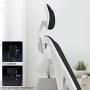 Hbada Ergonomic Office Desk Chair with Adjustable Armrest, Lumbar Support, Headrest and Breathable Skin-Friendly Mesh, White