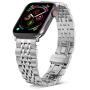 Shangpule Compatible for Apple Watch Band 38mm 42mm 40mm 44mm, Stainless Steel Metal Replacement Wrist Strap Compatible for Iwatch Series 6, Series 5, Series 4, Series 3, Series 2, Series 1