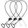Magicfour Recliner Cable, 3 Pack Couch Recliner Replacement Cable Recliner Replacement Part Recliner Accessories with D-Ring Release Pull Handle for Ashley Sofa, Black