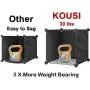 KOUSI Portable Storage Cubes-14'' x14''(Load-Bearing Metal Panel) Modular Bookshelf Units,Clothes Storage Shelves,Room Organizer,Black,25 Cubes KOUSI Portable Storage Cubes-14'' x14''(Load-Bearing Metal Panel) Modular Bookshelf Units,Clothes Storage Shelves,Room Organizer,Black,25 Cubes