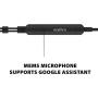 Moshi Mythro C USB-C in-Ear Headphone with Mic & DJ Boost Control Button, High-Resolution (24-bit/96 kHz) with Class G Amplifier, Lightweight with 3-Size Eartips & HandyStrap, Gunmetal Gray
