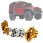 Tbest RC Front Rear Axle, Front Rear Axle RC Car Accessory Modification Parts Fit for Traxxas4 Trx4 Car