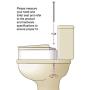 Essential Medical Supply Elevated Toilet Seat with Arms, Elongated, 19.5 x 14 x 3.5 Inch