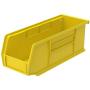 Akro-Mils 30224 AkroBins Plastic Storage Bin Hanging Stacking Containers, (11-Inch x 4-Inch x 4-Inch), Yellow, (12-Pack) (30224YELLO)