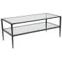 Flash Furniture Newport Collection Glass Coffee Table with Black Metal Frame Flash Furniture Newport Collection Glass Coffee Table with Black Metal Frame