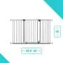 Summer Secure Space Extra-Wide Safety Baby Gate, Grey, Slate Metal Frame – 30” Tall, Fits Openings 28.5” to 52” Wide, Baby and Pet Gate for Extra-Wide Doorways, Stairs, and Wide Spaces Summer Secure Space Extra-Wide Safety Baby Gate, Grey, Slate Metal Frame – 30” Tall, Fits Openings 28.5” to 52” Wide, Baby and Pet Gate for Extra-Wide Doorways, Stairs, and Wide Spaces