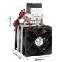DC 12V 5A Semiconductor Refrigerator Thermoelectric Cooler Thermoelectric Peltier DIY Mini Fridge with Fan(#2:Cooler+Power Supply)