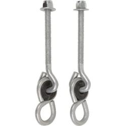 Swing Set Stuff 4'' x 3/8'' Nylon Bushing Swing Hanger (Pair) with SSS Logo Sticker