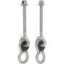 Swing Set Stuff 4'' x 3/8'' Nylon Bushing Swing Hanger (Pair) with SSS Logo Sticker