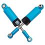 4pcs Metal Shock Absorber Kit Damper for 1:16 WPL C14 C24 RC Crawler Off-Road Car (Blue)