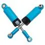 4pcs Metal Shock Absorber Kit Damper for 1:16 WPL C14 C24 RC Crawler Off-Road Car (Blue)