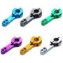 Pastall 6PCS 25T Aluminum Servo Horns M3 Threads Metal Steering Arm for RC Car Truck Buggy Airplane