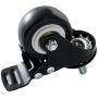 DICASAL 4 Pack 1.5 Inch Swivel Stem Casters, Non-Marking Polyurethane Wheels 330 Lbs with Diameter 3/8''- 16 x 1'' Stem Thread and Nuts for Carts Trolley Furniture