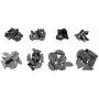80Pcs Metal Woodruff Key Set Assortment 8 Size Metric