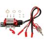 AKDSteel Model Car Parts, 1/10 RC Rock Crawler Climbing Cars Electric Metal Winch for SCX10 D90 RC Parts Accessories