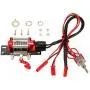 AKDSteel Model Car Parts, 1/10 RC Rock Crawler Climbing Cars Electric Metal Winch for SCX10 D90 RC Parts Accessories