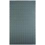 Akro-Mils 30161 Louvered Steel Wall Panel Garage Organizer for Mounting AkroBin Storage Bins, (36-Inch W x 61-Inch H), Grey, (1-Pack)