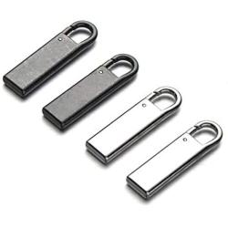 Zpsolution Zipper Pull Tab Replacement Metal Zipper Handle Mend Fixer for Suitcases Luggage Jacket Backpacks Coat Boots