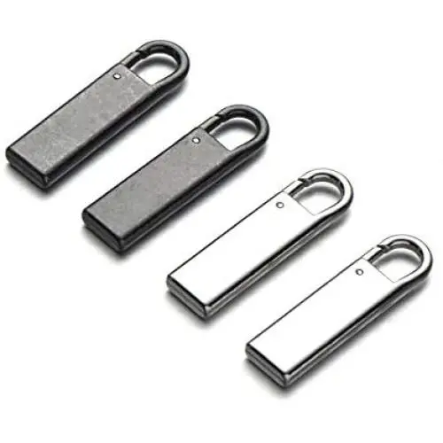 Zpsolution Zipper Pull Tab Replacement Metal Zipper Handle Mend Fixer for Suitcases Luggage Jacket Backpacks Coat Boots