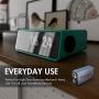 Tenergy TN136 Smart 4 Bay 9V Charger with 4 Pieces Tenergy 9V NiMH 250mah Rechargeable Batteries